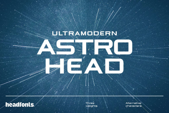 Astrohead: A Modern Font for Clear Communication