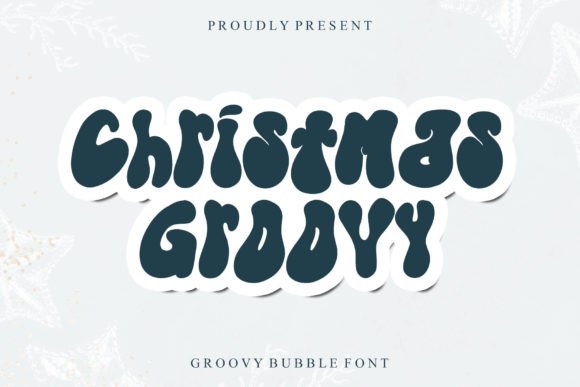 Christmas Groovy: A Festive Font for Modern Design