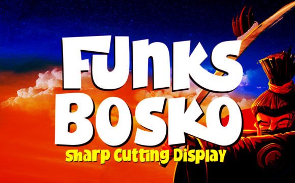 Funks Bosko: A Bold Display Font for Modern Design