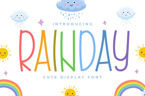 Rainday: The Charming Display Font for Modern Design
